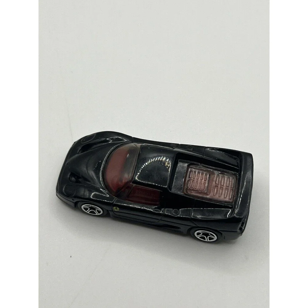 Vintage Matchbox Ferrari F-50 Black Red Int. Hot Super Cars 40 5sp Wheels 1995